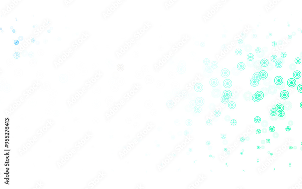 Light Blue, Green vector layout with circle shapes. Light Blue, Green vector layout with circle shapes.