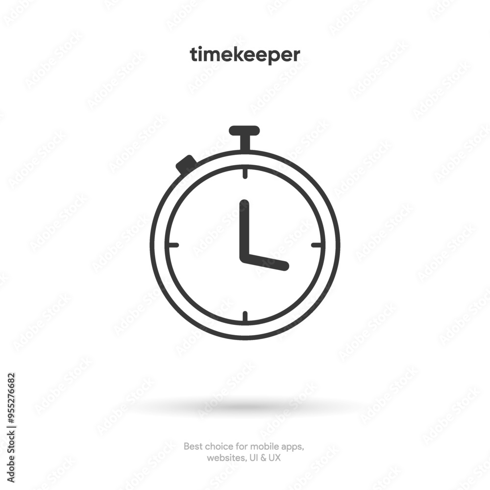 Flat time and clock icon. Clock icon in trendy flat and line style isolated on background. Icons for date, time, era, duration, period, span, hour, minute, watch, timer, time keeper. Flat time and clock icon. Clock icon in trendy flat and line style isolated on background. Icons for date, time, era, duration, period, span, hour, minute, watch, timer, time keeper.