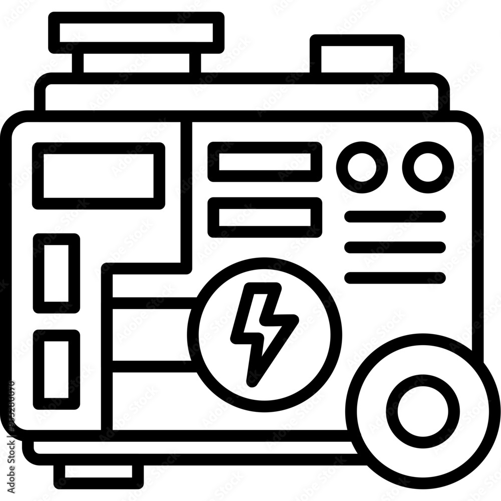 Electric Generator icon Electric Generator icon