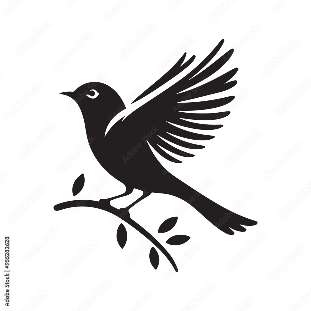 Bird silhouette vector illustration design Bird silhouette vector illustration design
