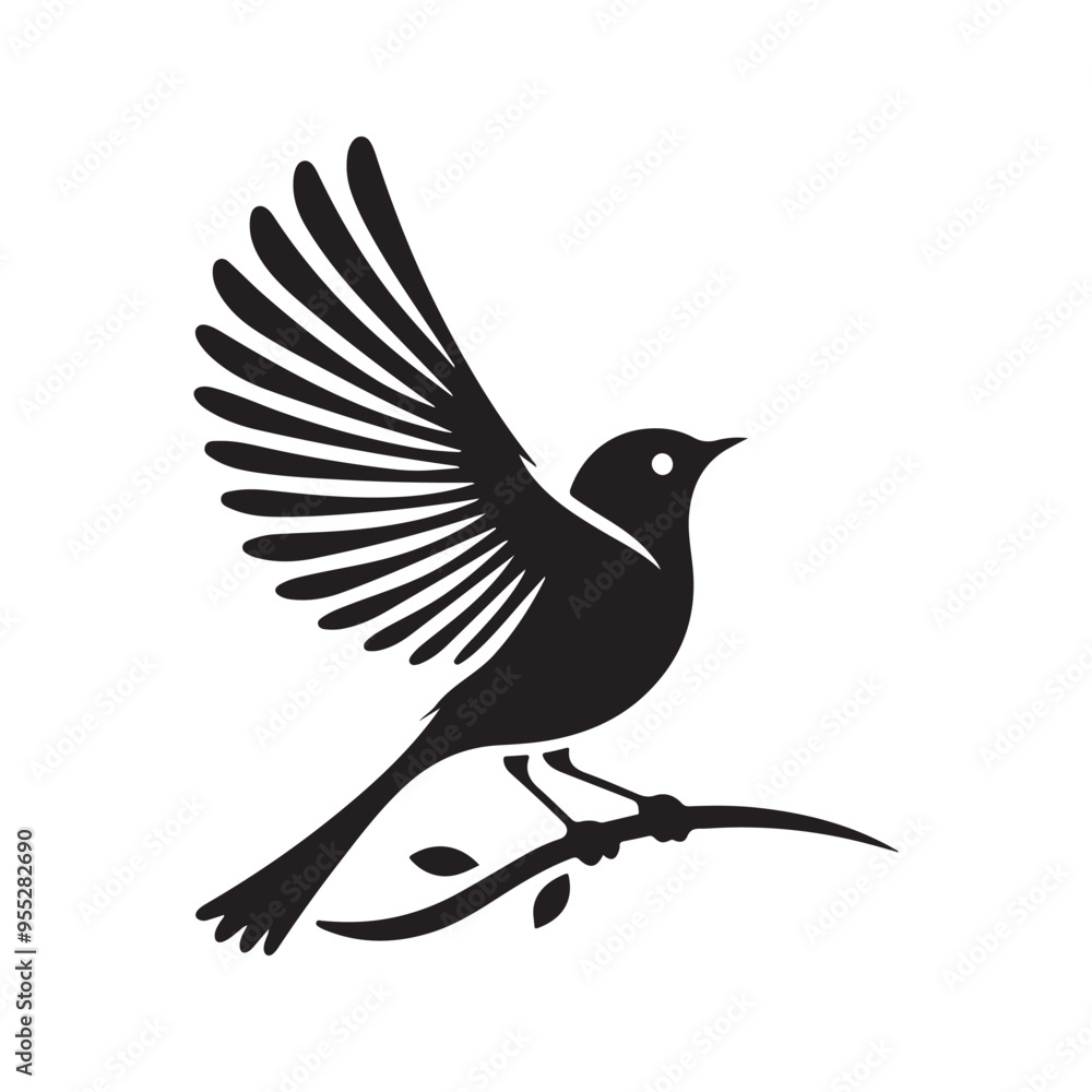 Bird silhouette vector illustration design Bird silhouette vector illustration design