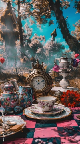 Psychedelic Dreamland: A Modern Alice's Tea Party