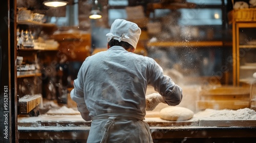 Artisanal Bread Making in a Traditional Bakery