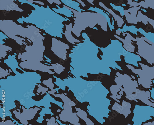 Full seamless camouflage texture pattern vector for military textile. Usable for Jacket Pants Shirt and Shorts. Dirty army camo masking design for skin fabric print and wallpaper.