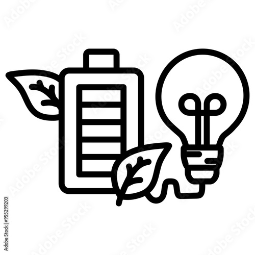 Eco Energy Icon