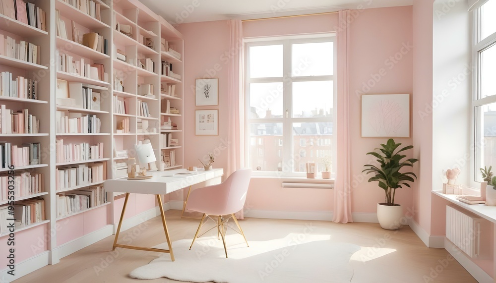 Photo interior modern design room 3d illustration Photo interior modern design room 3d illustration