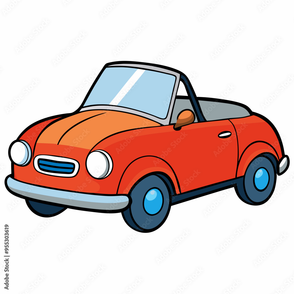 Cabriolet Car Vector Art Cabriolet Car Vector Art