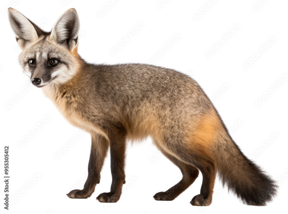 Obraz premium PNG Fox wildlife wallaby animal.