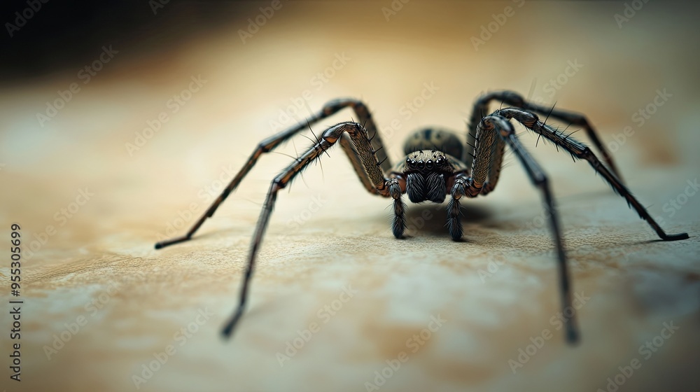 Spider isolated on paper background Spider isolated on paper background