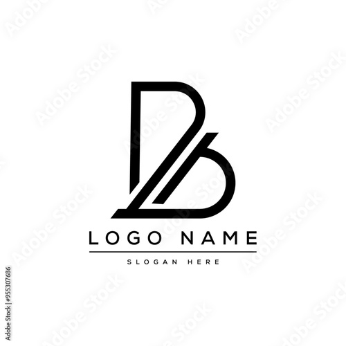  creative letter B logo design template