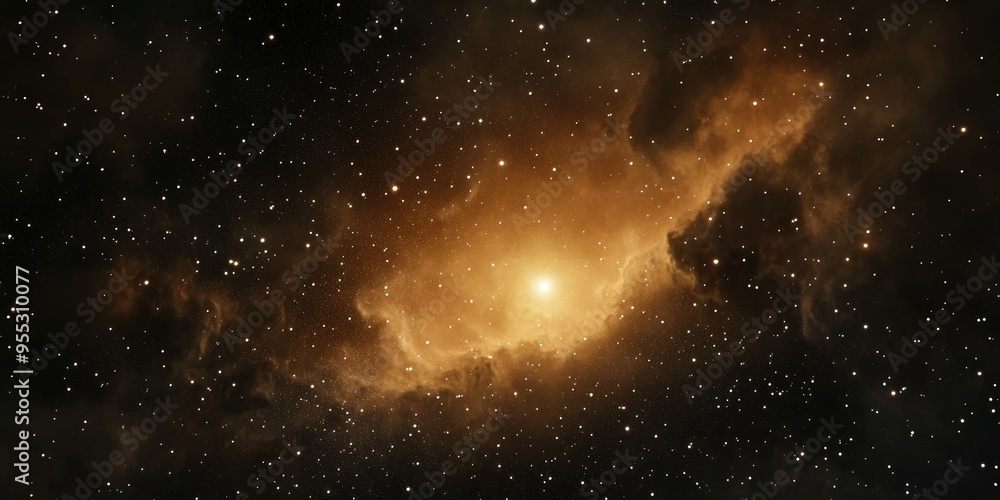 3D cartoon rendering showcasing a star field and nebulae in the Rho Ophiuchus region captured with an amateur DSLR camera 3D cartoon rendering showcasing a star field and nebulae in the Rho Ophiuchus region captured with an amateur DSLR camera