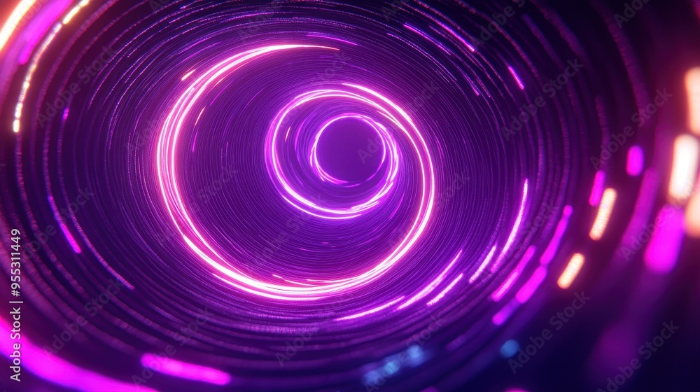 A mesmerizing vortex swirls with vibrant hues, creating an abstract representation of dynamic energy and cosmic motion A mesmerizing vortex swirls with vibrant hues, creating an abstract representation of dynamic energy and cosmic motion