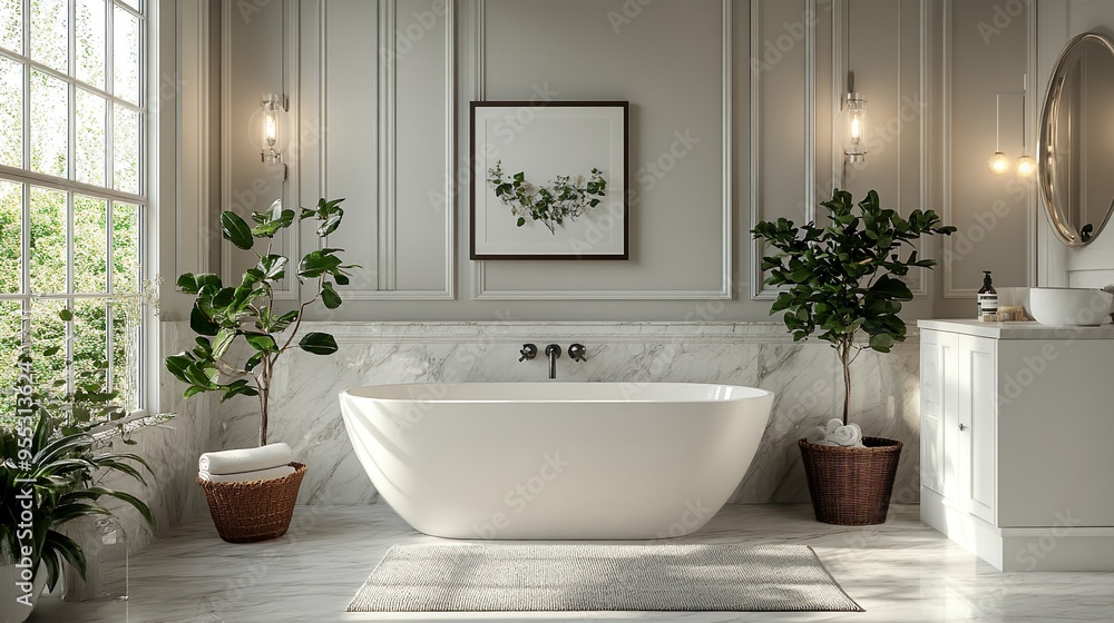 Minimalist bathroom with a glass enclosed shower and modern finishes for a sleek contemporary look Minimalist bathroom with a glass enclosed shower and modern finishes for a sleek contemporary look