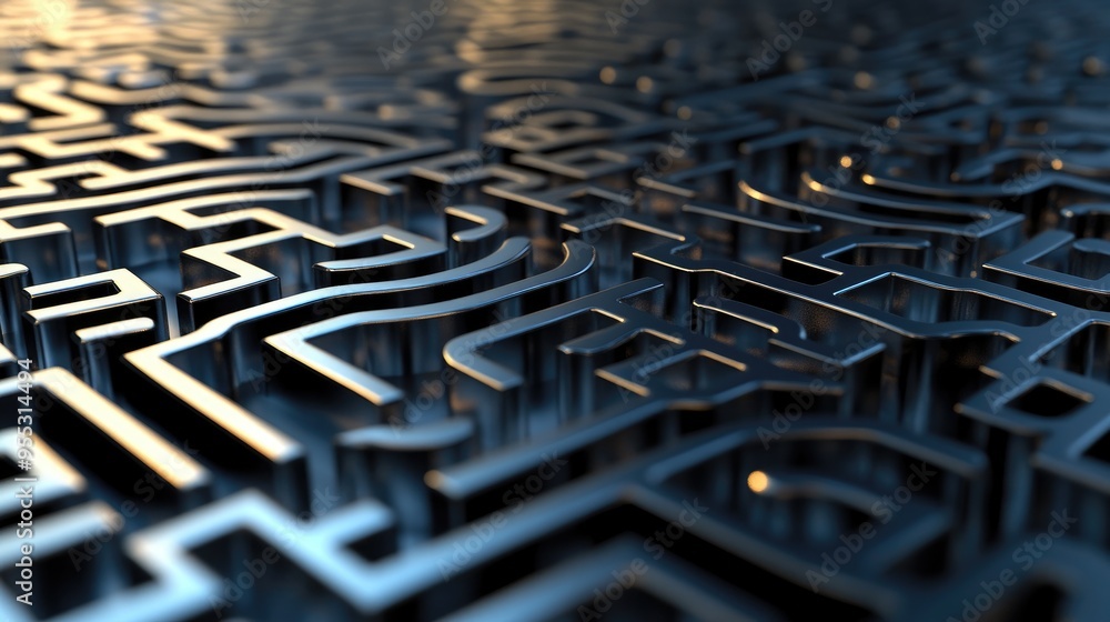 Maze illustration generated using the Depth First Search algorithm Maze illustration generated using the Depth First Search algorithm