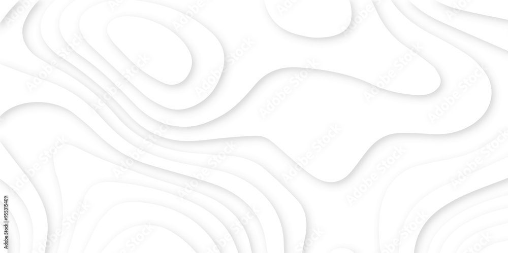 Abstract modern 3d Paper cut white background .white waves background ,paper art style, flyers posters prints .geometric background overlap layer. Abstract modern 3d Paper cut white background .white waves background ,paper art style, flyers posters prints .geometric background overlap layer.