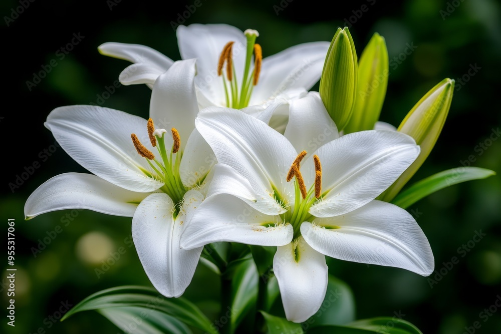 Lilies, white and pure, symbols of innocence are often used in ceremonies to convey sincerity and virtue Lilies, white and pure, symbols of innocence are often used in ceremonies to convey sincerity and virtue