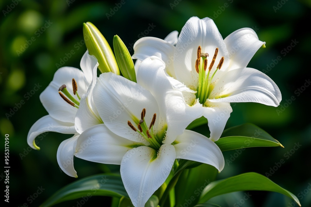 Lilies, white and pure, symbols of innocence are often used in ceremonies to convey sincerity and virtue Lilies, white and pure, symbols of innocence are often used in ceremonies to convey sincerity and virtue