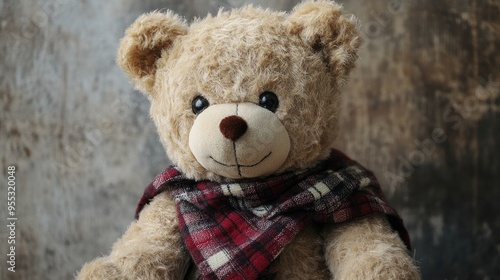 Adorable plush teddy bear toy
