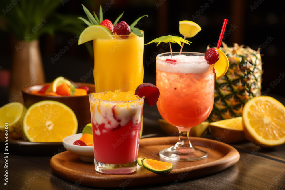 Cocktail Created with Generative AI technology. Cocktail Created with Generative AI technology.