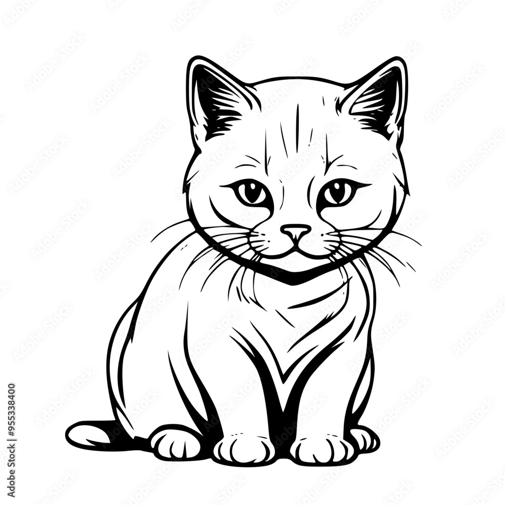 Obraz premium cat with a eyes