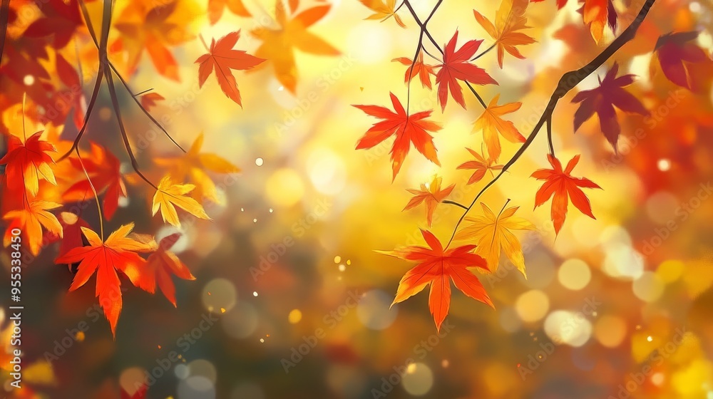 Autumn's vibrant foliage Autumn's vibrant foliage