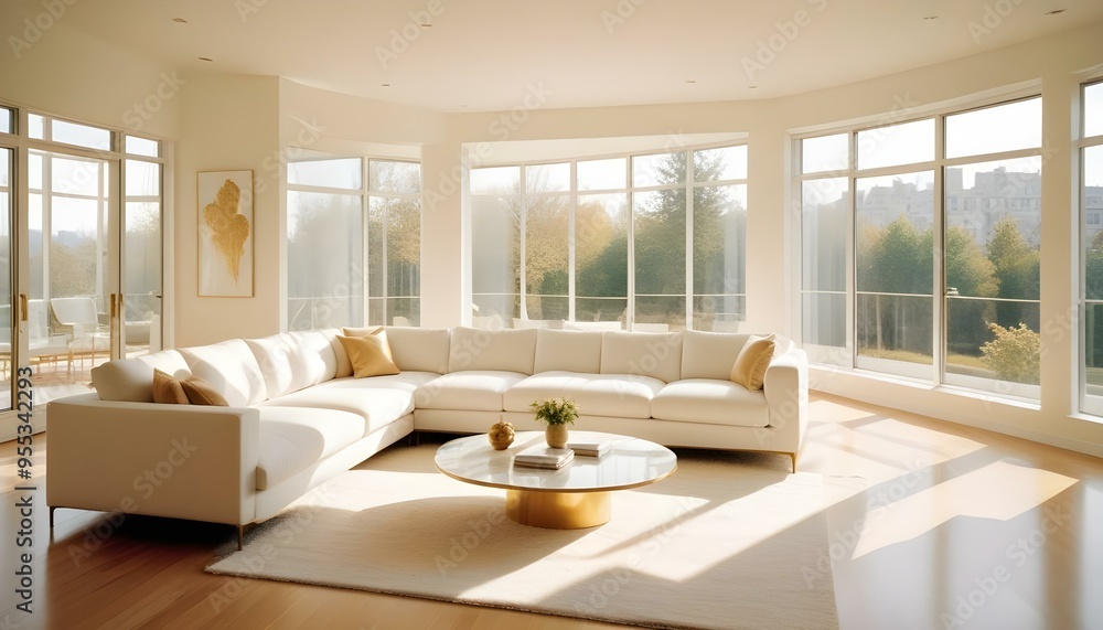 Photo interior modern design room 3d illustration Photo interior modern design room 3d illustration