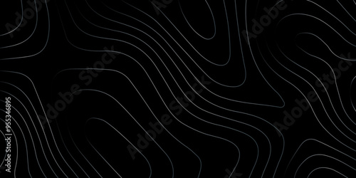 Abstract wave paper curved reliefs background .gradient multicolor wave curve lines banner background design .topographic contours map background .Vector geographic contour map.	