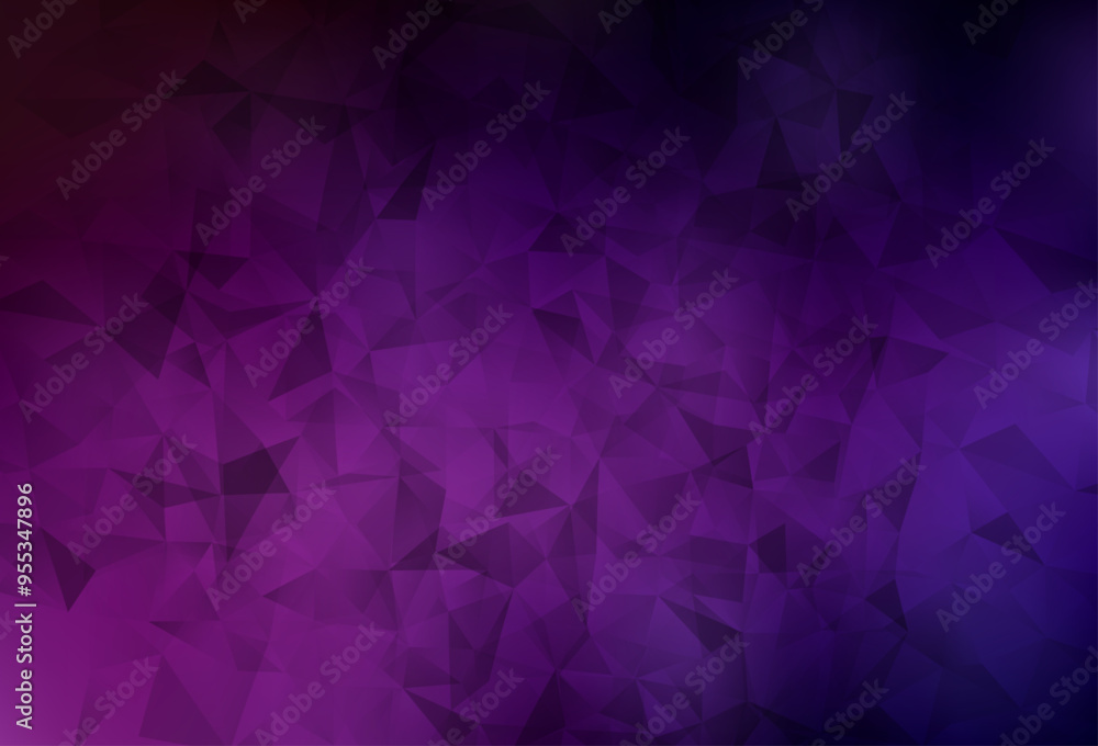 Dark Pink vector shining triangular background. Dark Pink vector shining triangular background.