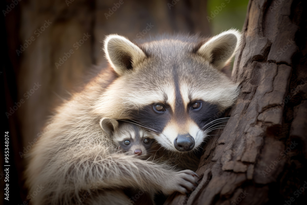 Raccoon Animal Wild Beauty Freedom Wilderness Enchanting Raccoon Animal Wild Beauty Freedom Wilderness Enchanting