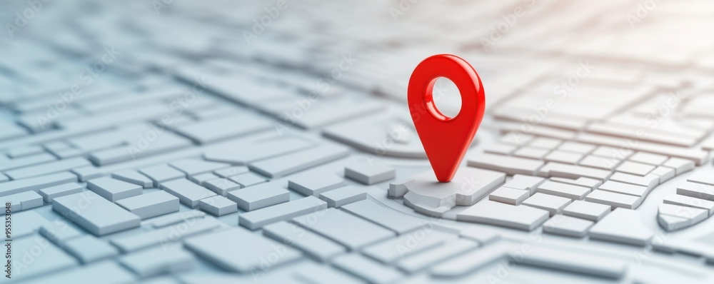 Stylish red location marker on a detailed map background, symbolizing navigation, travel, and exploration. Stylish red location marker on a detailed map background, symbolizing navigation, travel, and exploration.