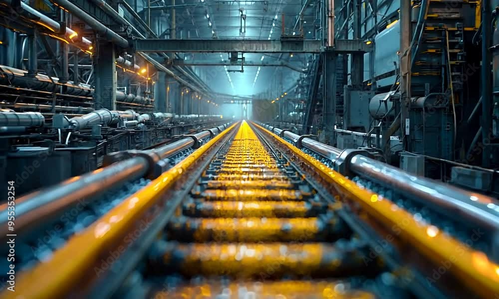 Industrial Railroad Tracks