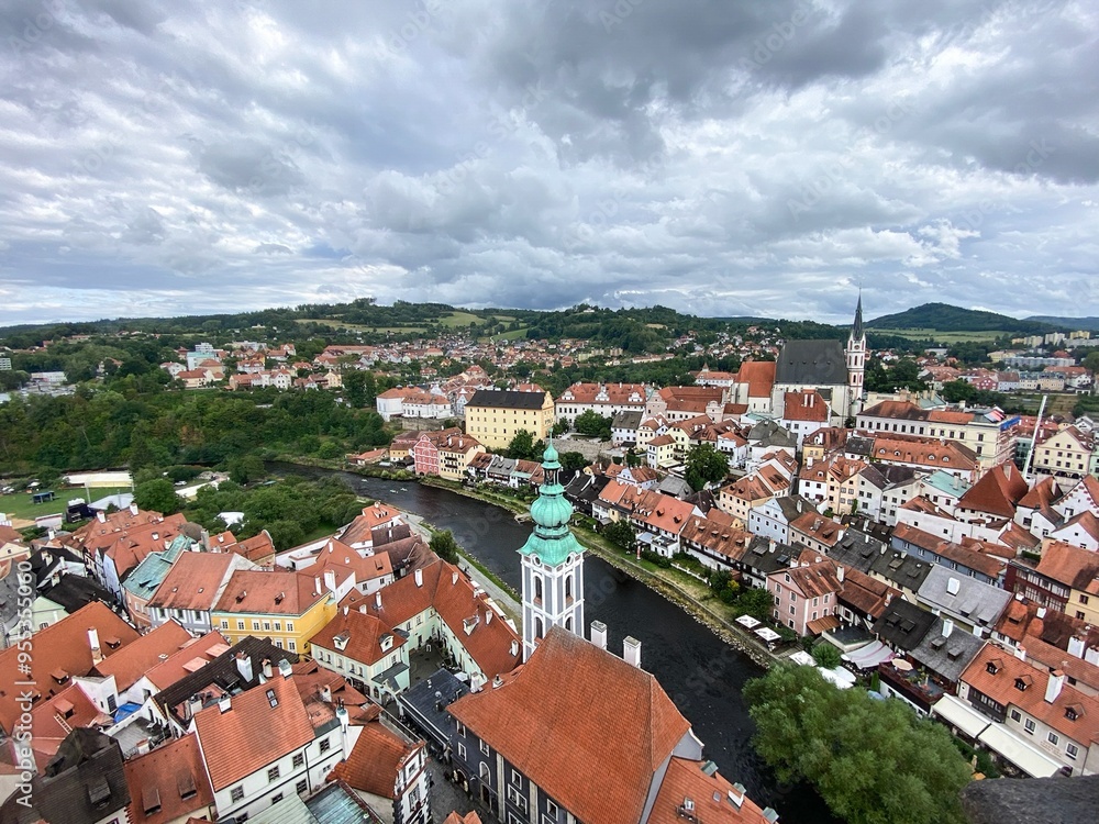 Obraz premium View of the old town