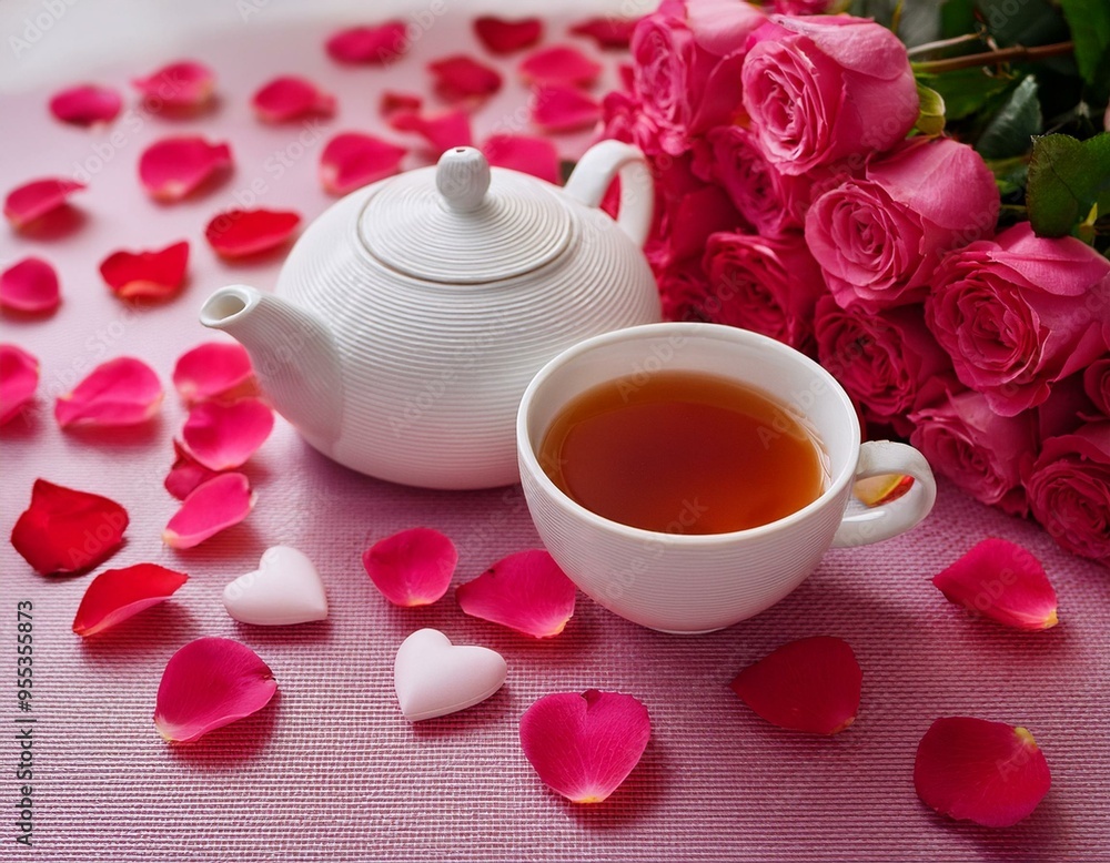 cup of tea and roses cup of tea and roses