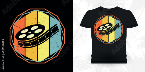 Funny Theater Director Retro Vintage Theater T-shirt Design