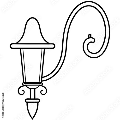 Wall Sconce Art Vector