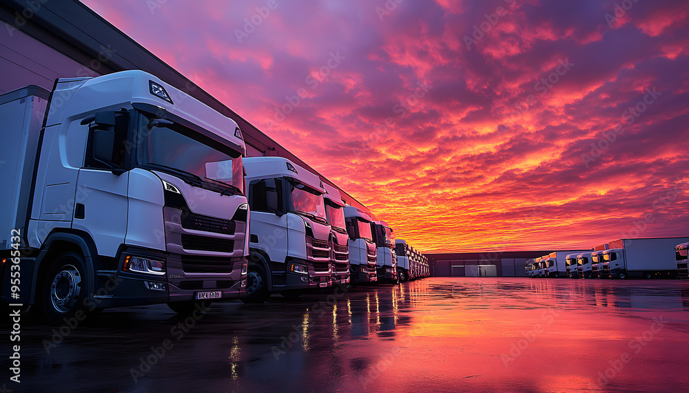 “Modern Warehouse with Trucks Parked Outside, Symbolizing Efficient Logistics and Supply Chain Management”
“Modern Warehouse with Trucks Parked Outside, Symbolizing Efficient Logistics and Supply Chain Management”