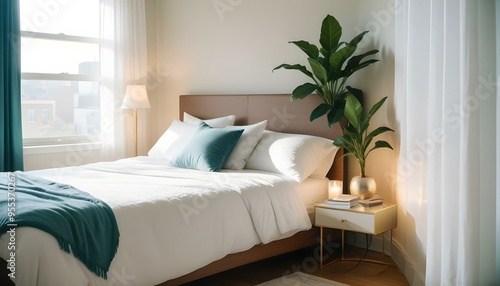 Photo interior modern design room 3d illustration