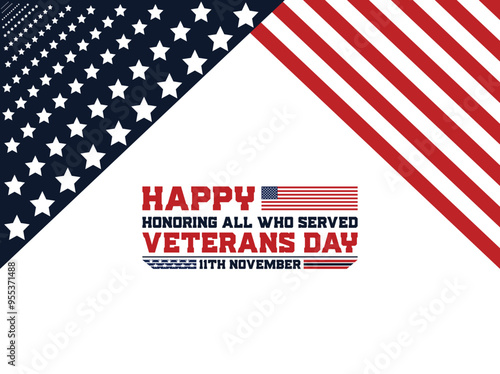 Happy Veterans Day. Honoring all who served, 11th November.