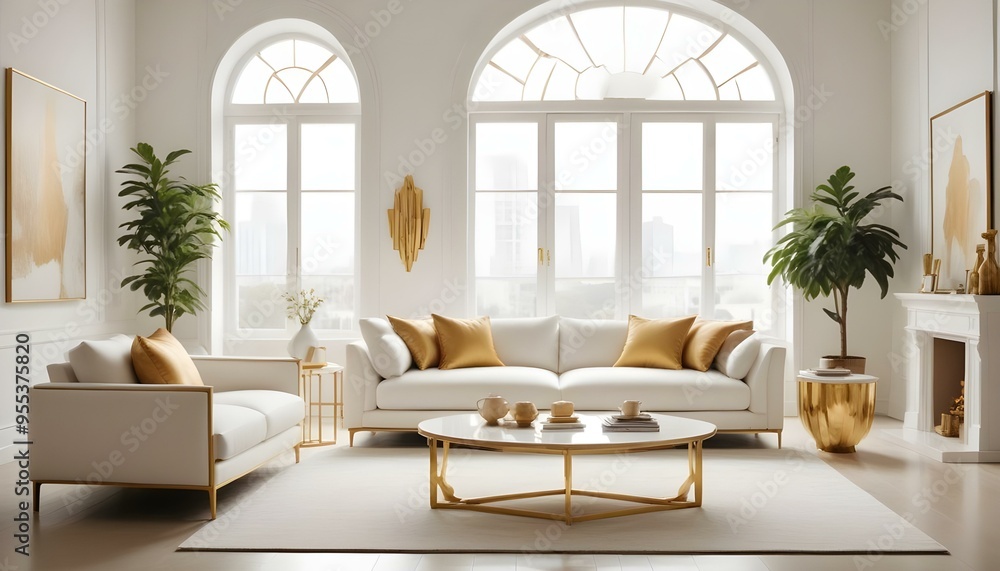 Photo interior modern design room 3d illustration Photo interior modern design room 3d illustration