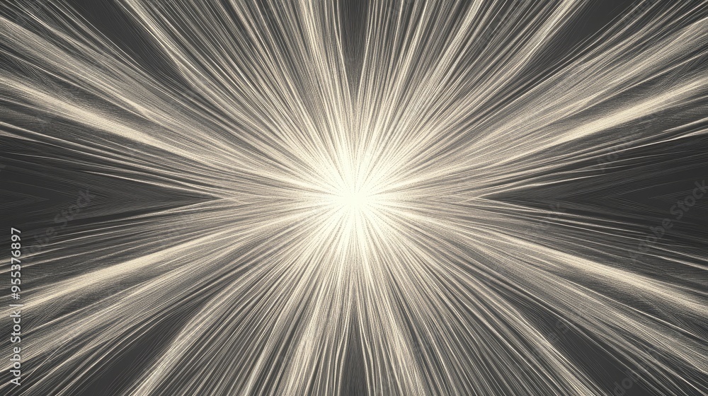 Abstract line art illustration featuring a grey background and an explosion star design rendered in digital format Abstract line art illustration featuring a grey background and an explosion star design rendered in digital format
