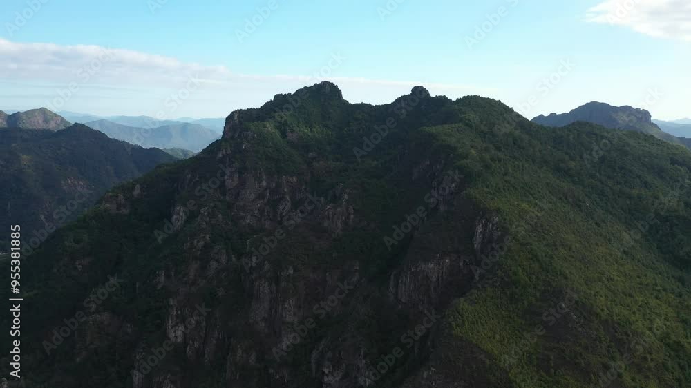The aerial view of Nanyandang Mountain in Wenzhou, Zhejiang, China The aerial view of Nanyandang Mountain in Wenzhou, Zhejiang, China
