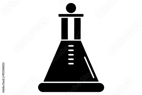 Calorimeter silhouette vector illustration
