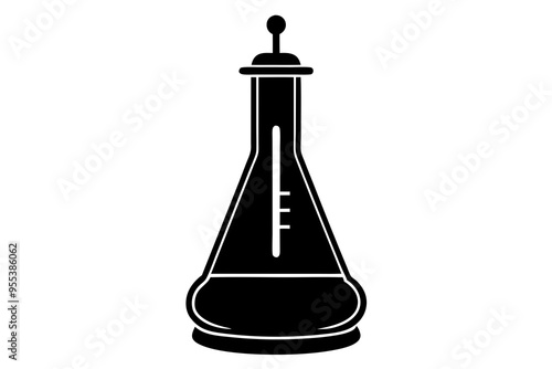 Calorimeter silhouette vector illustration
