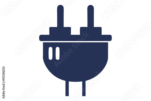 Electric plug icon design