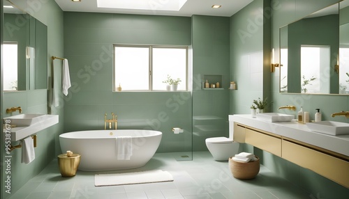 Wallpaper Mural Photo interior modern design room 3d illustration Torontodigital.ca