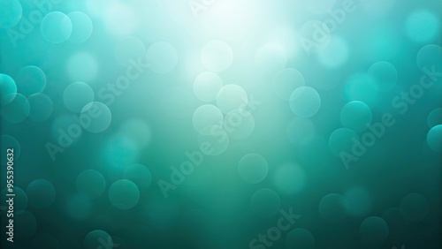 Teal defocused abstract smooth asymmetric gradient background photo