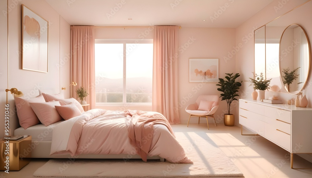 Photo interior modern design room 3d illustration Photo interior modern design room 3d illustration