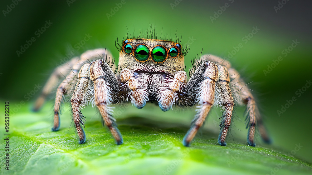 Jumping Spider in the Wild Macro Photography Jumping Spider in the Wild Macro Photography