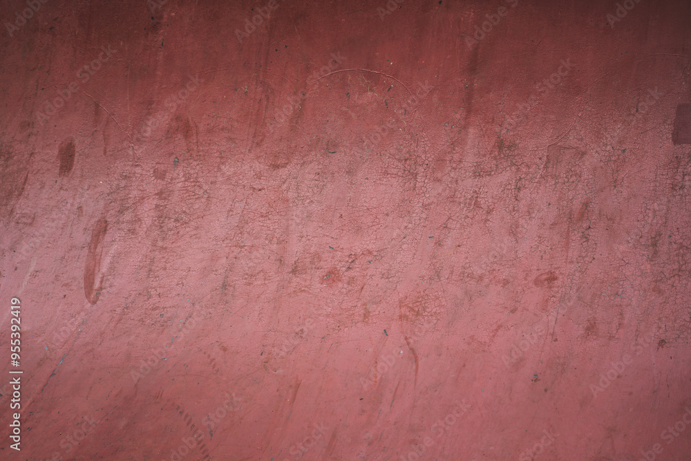 Obraz premium Pale red background. Iron, red background