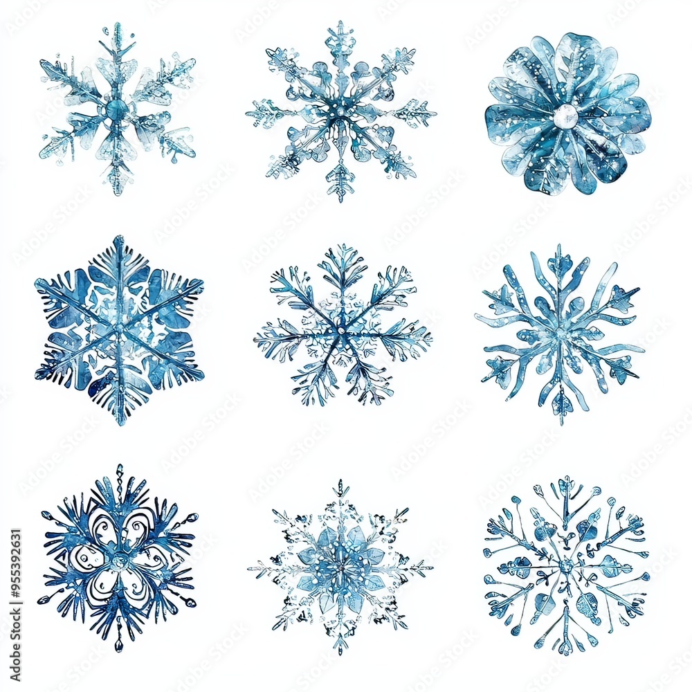 Stunning Collection of Intricate Snowflake Designs in Crystalline Stunning Collection of Intricate Snowflake Designs in Crystalline